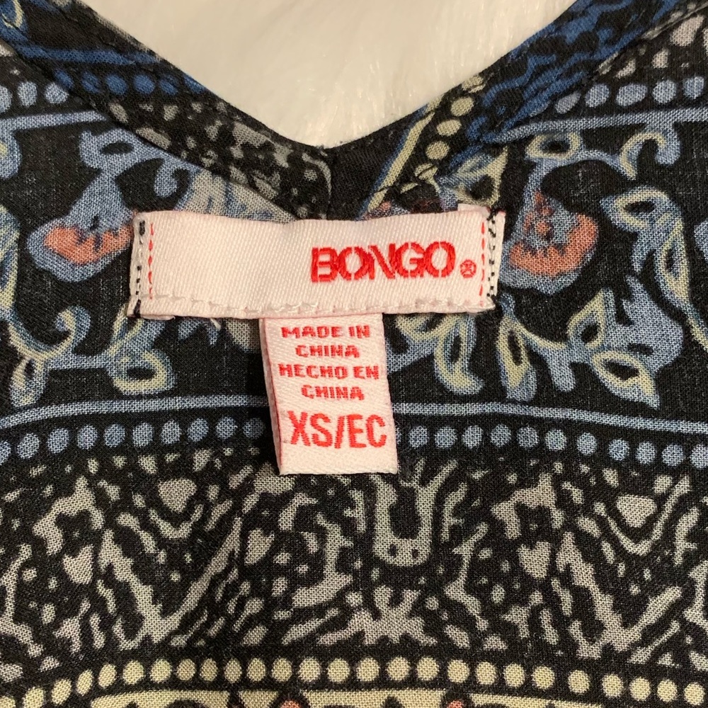 Bongo Aztec-Flower Pattern Cropped Top - Picture 6 of 6
